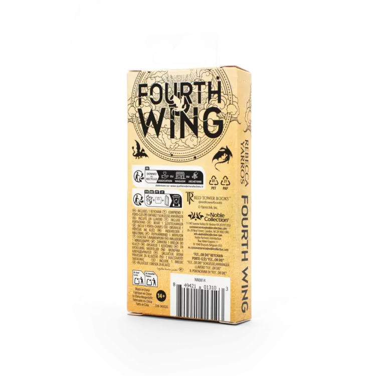 Noble Collection - FOURTH WING - Fly or Die - Keychain