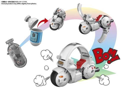Bandai Tamashii Nations - DRAGON BALL - Capsule 9 "Bulma's Motorcycle" - Figure Change Arts 9cm