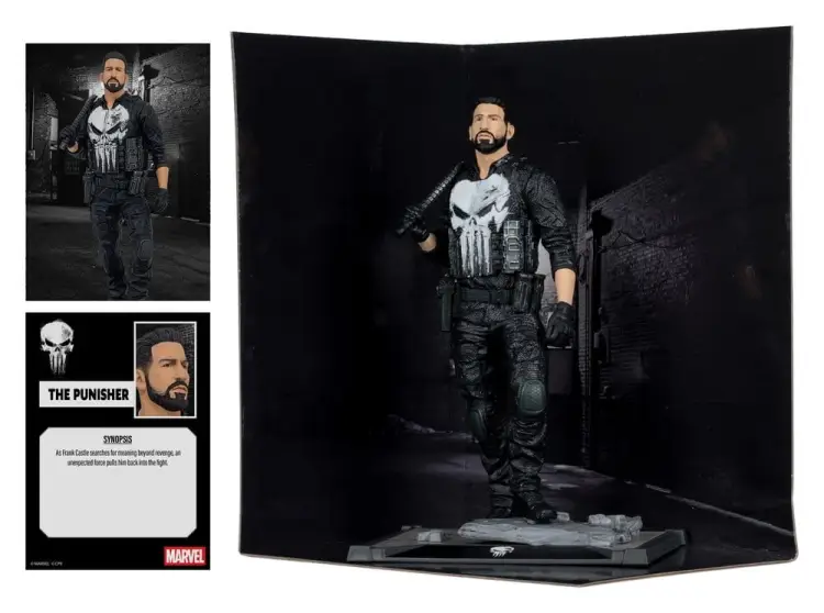 McFarlane Toys Marvel Studios - The Punisher - Figura kolekcjonerska 1/10