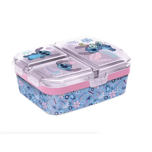 Lunch Box - Stitch z przegródkami - pojemnik na śniadanie