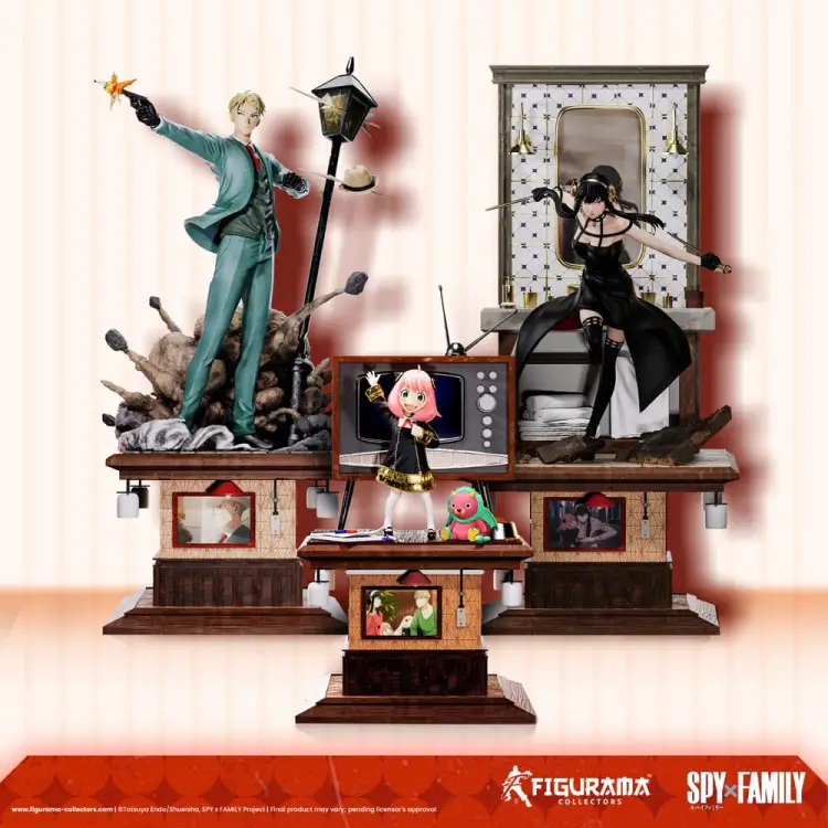 Figurama Collectors - Spy X Family Elite FigumiZ - Loid, Yor, Anya Statue Set 1/8 #500
