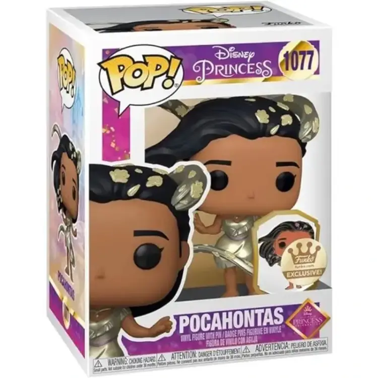 Funko pop! Disney Princess: Pocahontas z Pinem metallic with Leaves 1077