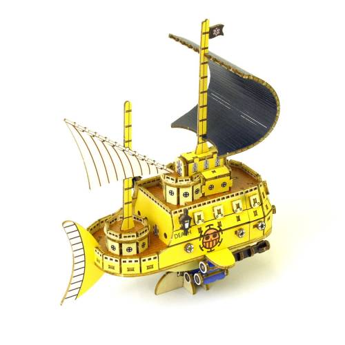 Drewniany Model do składania One Piece: Law's Submarine - 13.2x8.5x16cm