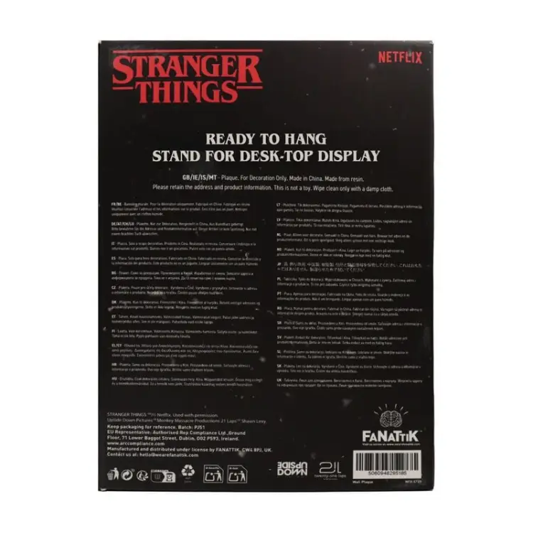 Fanattik - STRANGER THINGS - Creel House Stained Glass - Resin Plated