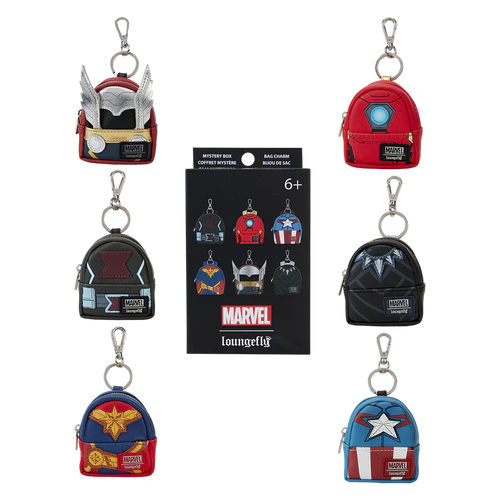 Loungefly - MARVEL  - Mini Backpack Bag Charm Loungefly Mystery Box