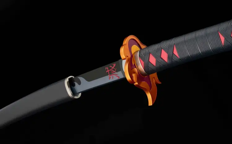 Bandai Tamashii Nations - DEMON SLAYER - Nichirin Sword (Tanjiro Kamado) - Replica Proplica 88cm