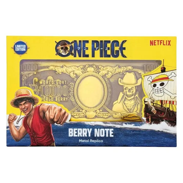 Fanattik - ONE PIECE - 10000 World Berry Banknote - Limited Editon Replica