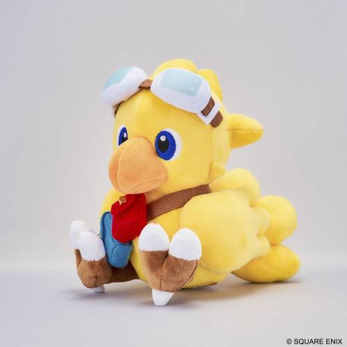 Square Enix - FINAL FANTASY - Chocobo & The flying ship - Plush Picture Book 16cm