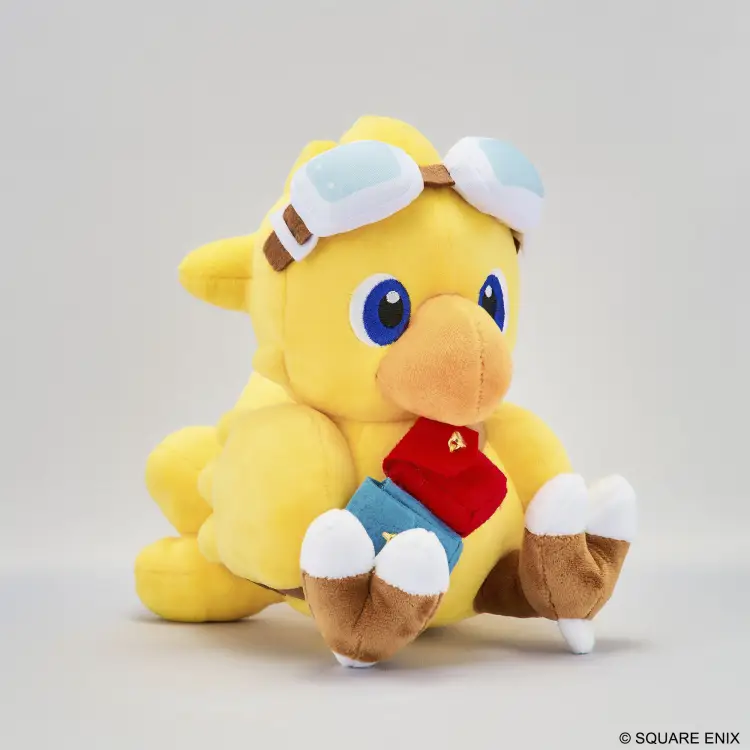 Square Enix - FINAL FANTASY - Chocobo & The flying ship - Plush Picture Book 16cm