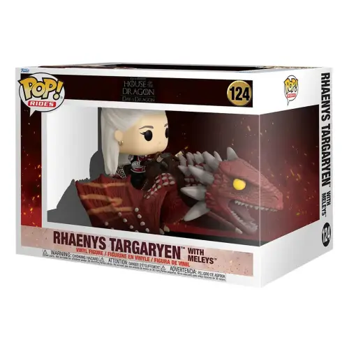 Funko POP! Rides: House of the Dragon - Rhaenys Targaryen with Meleys #124