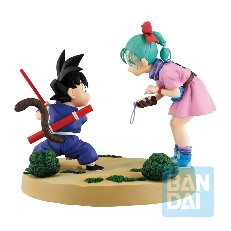Banpresto - DRAGON BALL - Goku & Bulma - Figure Fantastic Adventure 3 17cm
