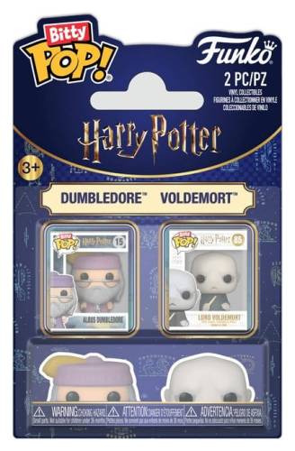 Funko - Harry Potter Bitty POP! Vinyl Figures 2-Pack Dumbledore/Voldemort 2 cm