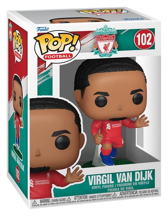 Funko POP! Football Vinyl Figure - FC Liverpool Virgil van Dijk 9 cm