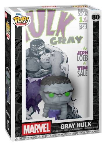 Funko Marvel POP! Comic Covers Gray Hulk Vinyl Figure 9 cm