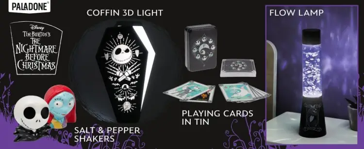 Paladone Products - The Nightmare Before Christmas Light Flow Lamp 33 cm