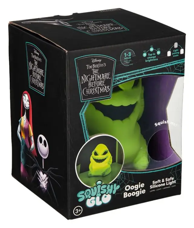 Paladone Products Nightmare Before Christmas - Oogie Boogie - SquishyGlo Silicon Light Rechargeable
