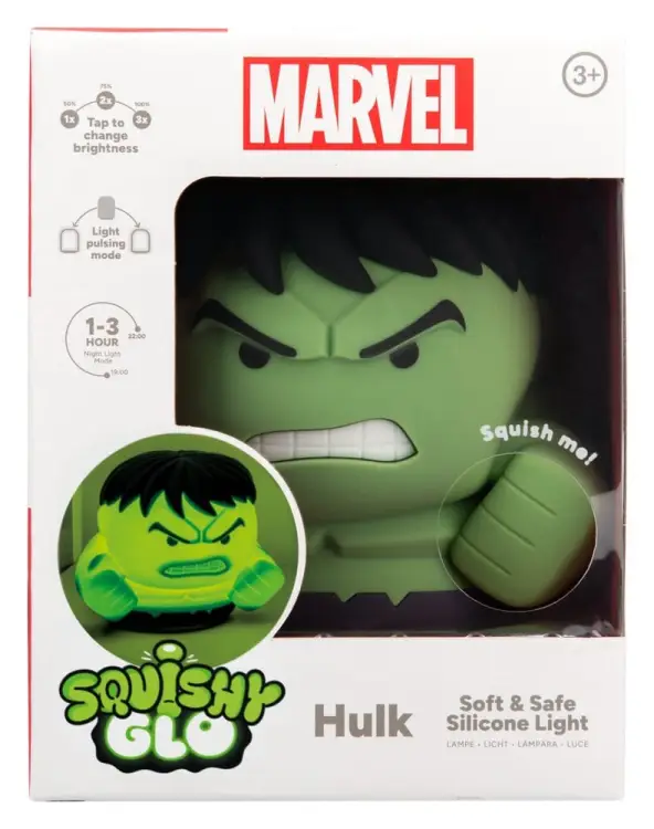 Paladone Products Marvel Universe - Hulk - SquishyGlo Silicon Light Rechargeable