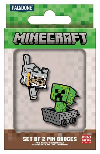 Paladone Minecraft - Zestaw 2 Przypinek