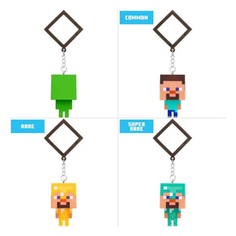 Paladone Products Minecraft - Reveals Zawieszki do Torby - Zestaw Niespodzianek