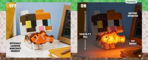 Paladone Products Minecraft - Cat - GloBuddies Light