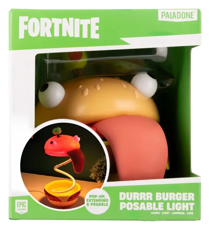 Paladone Products Fortnite - Durrr Burger - Light Durrr Burger Posable
