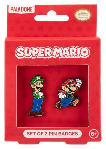 Paladone Products Super Mario - Super Mario - Pin Badge 2-Pack