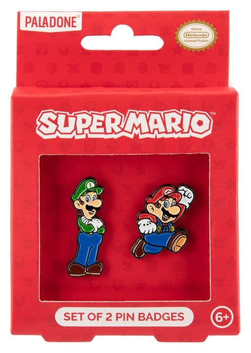 Paladone Products Super Mario - Super Mario - Pin Badge 2-Pack