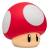 Paladone Products Super Mario - Super Mushroom - SquishyGlo Silicon Light