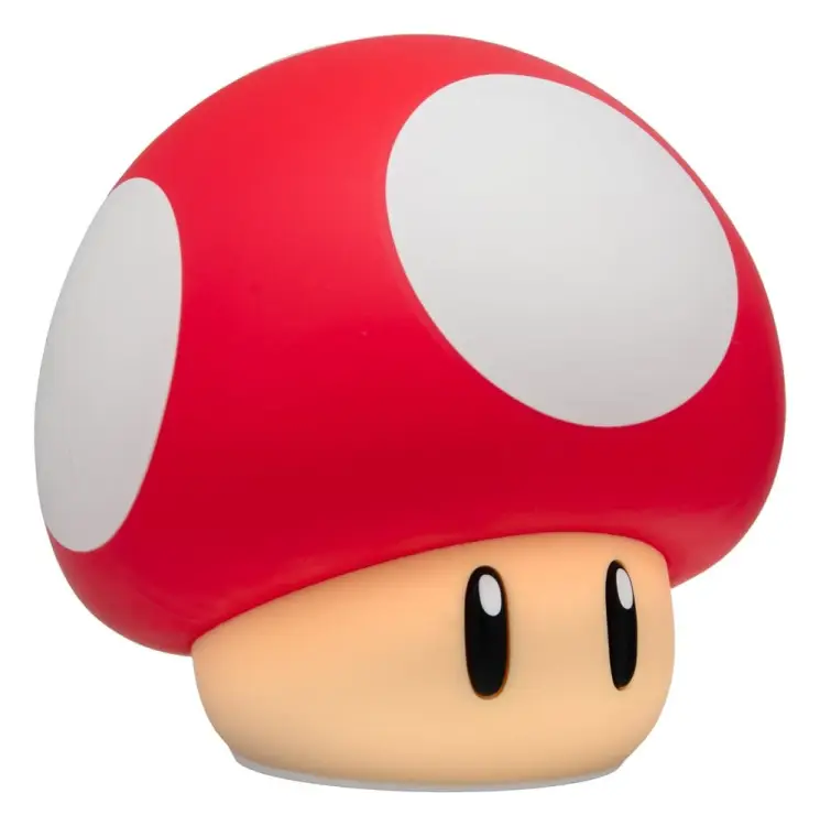 Paladone Products Super Mario - Super Mushroom - SquishyGlo Silicon Light