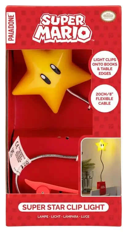 Paladone Products Super Mario - Super Star Light Clip
