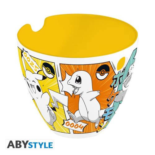 POKEMON - Startery "Manga" - Miska ramen z pałeczkami 370 ml