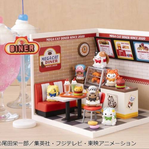 Megahouse One Piece - Mega Cat Project Nyanpiece Nyan Diner! Display (6pcs)
