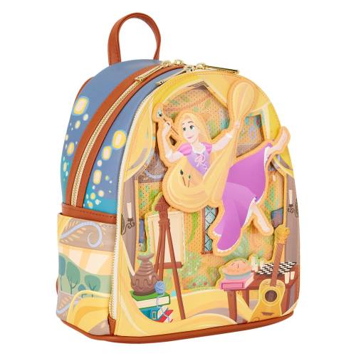 Loungefly Disney Tangled Rapunzel Painting Mini Backpack