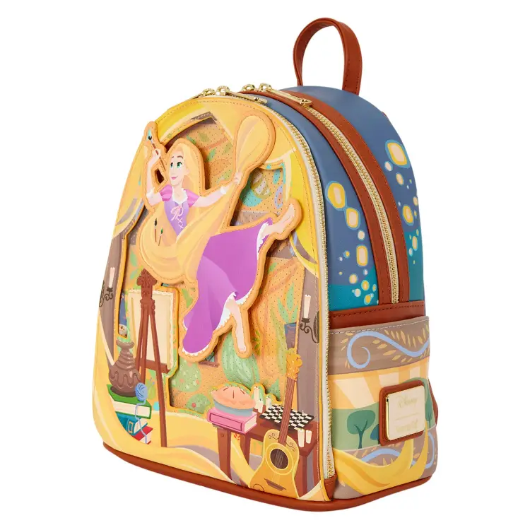 Loungefly Disney Tangled Rapunzel Painting Mini Backpack