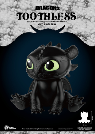HOW TO TRAIN YOUR DRAGON - Szczerbatek - Skarbonka 34 cm