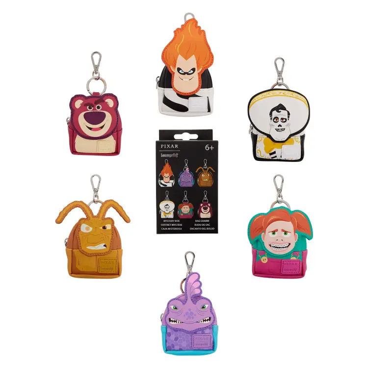 Loungefly Disney Pixar Rivals Mini Backpack Bag Charm Mystery Box