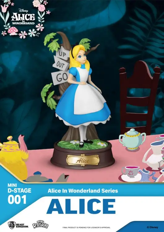 DISNEY - Alicja - Mini statuetka dioramy 10 cm