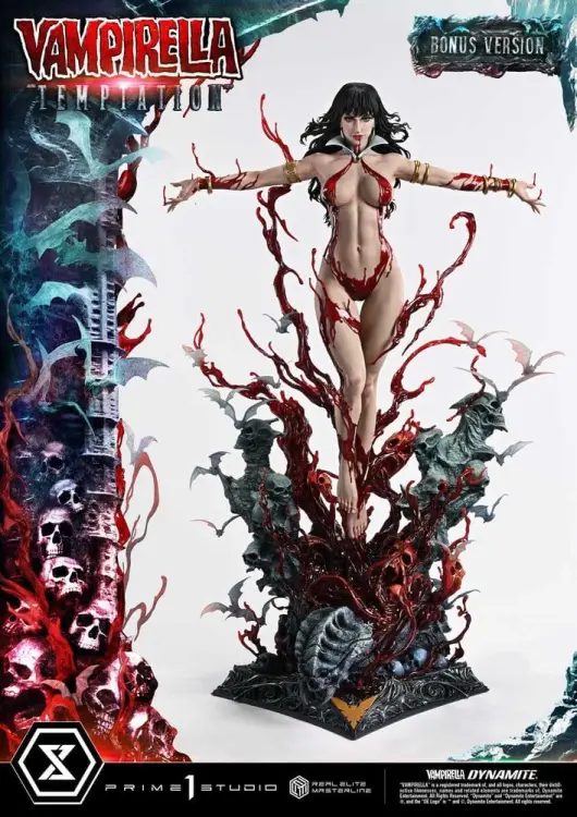 Prime 1 Studio Vampirella Real Elite Masterline Series - Statua Pokusa Wersja Bonus 1/3 100 cm