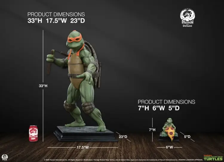 Premium Collectibles Studio Teenage Mutant Ninja Turtles - Michelangelo - Deluxe Edition 1/2