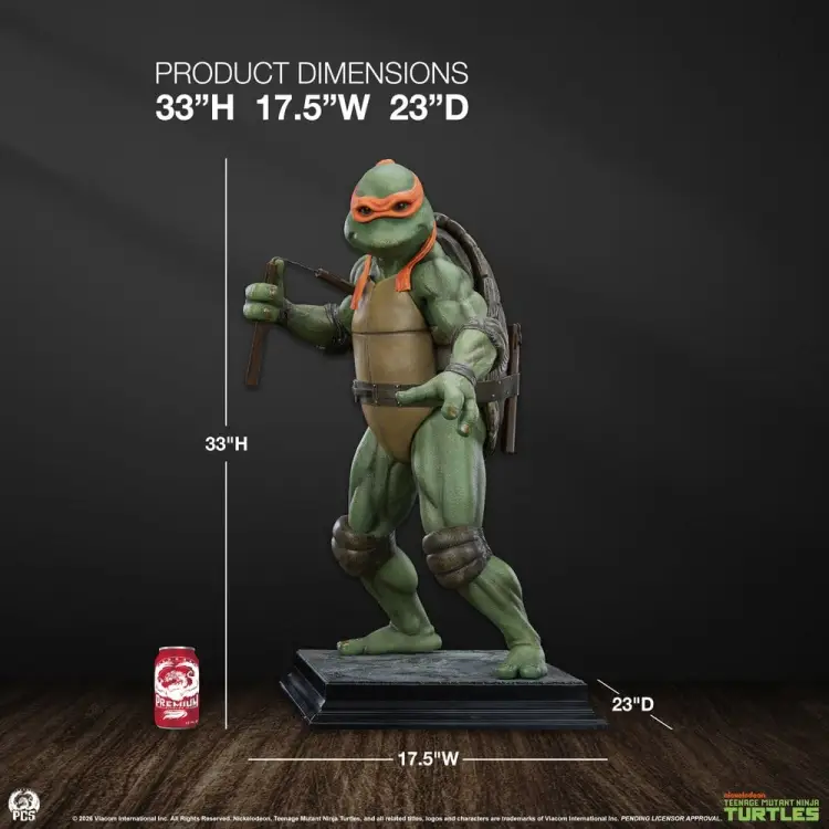 Premium Collectibles Studio Teenage Mutant Ninja Turtles - Michelangelo - Statue 1/2 Scale