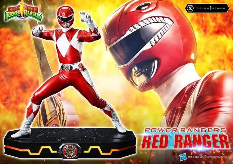 Prime 1 Studio Mighty Morphin Power Rangers Premium Masterline - Red Ranger 1/4 62 cm