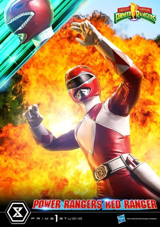Prime 1 Studio Mighty Morphin Power Rangers Premium Masterline - Red Ranger 1/4 62 cm