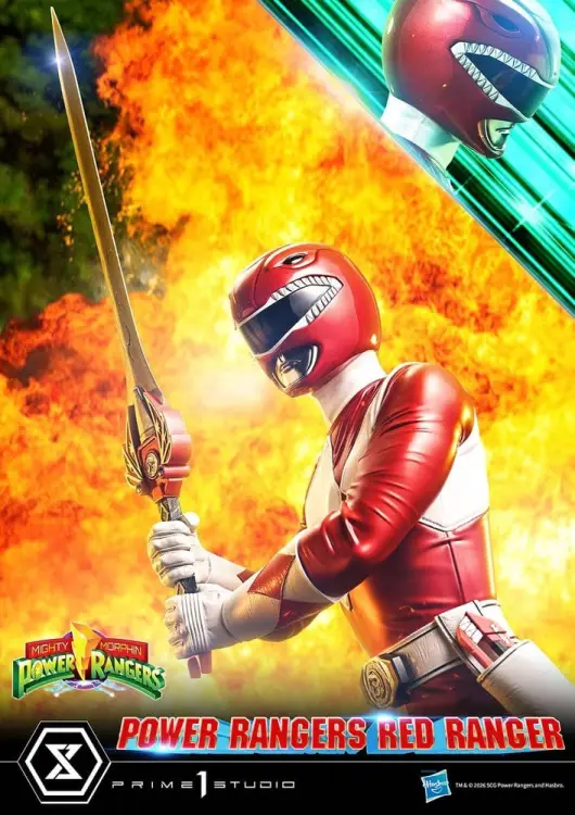Prime 1 Studio Mighty Morphin Power Rangers Premium Masterline - Red Ranger 1/4 62 cm