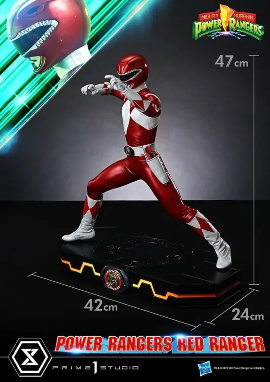 Prime 1 Studio Mighty Morphin Power Rangers Premium Masterline - Red Ranger 1/4 62 cm