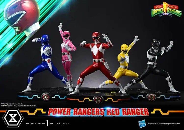 Prime 1 Studio Mighty Morphin Power Rangers Premium Masterline - Red Ranger 1/4 62 cm