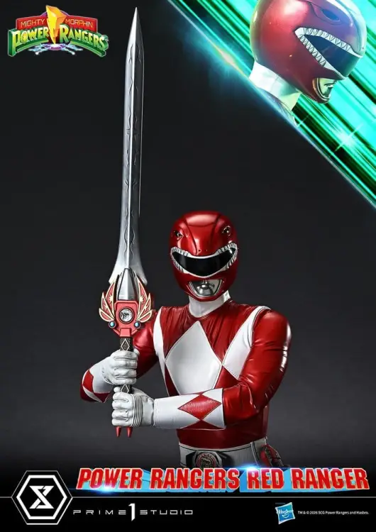 Prime 1 Studio Mighty Morphin Power Rangers Premium Masterline - Red Ranger 1/4 62 cm