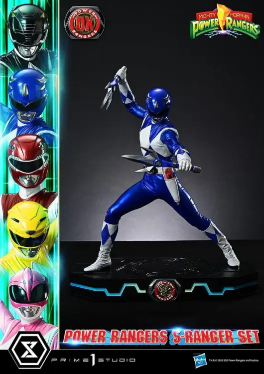 Prime 1 Studio Mighty Morphin Power Rangers Premium Masterline Figurki 1/4 Deluxe Bonus - Zestaw 5 postaci 62 cm