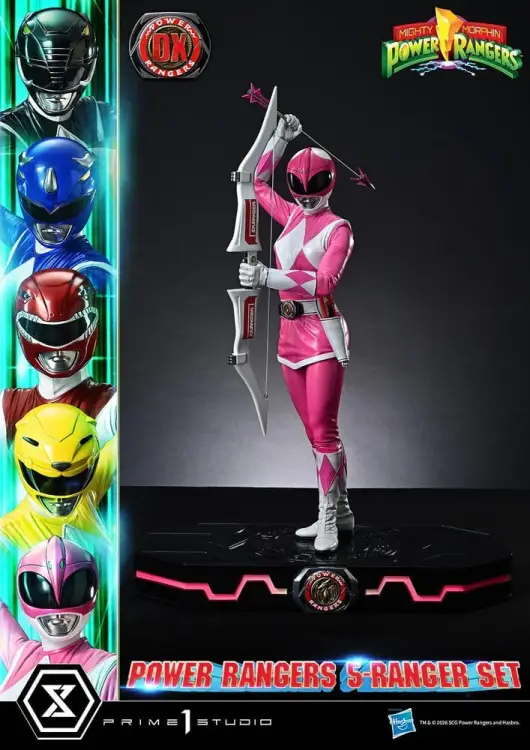 Prime 1 Studio Mighty Morphin Power Rangers Premium Masterline Figurki 1/4 Deluxe Bonus - Zestaw 5 postaci 62 cm