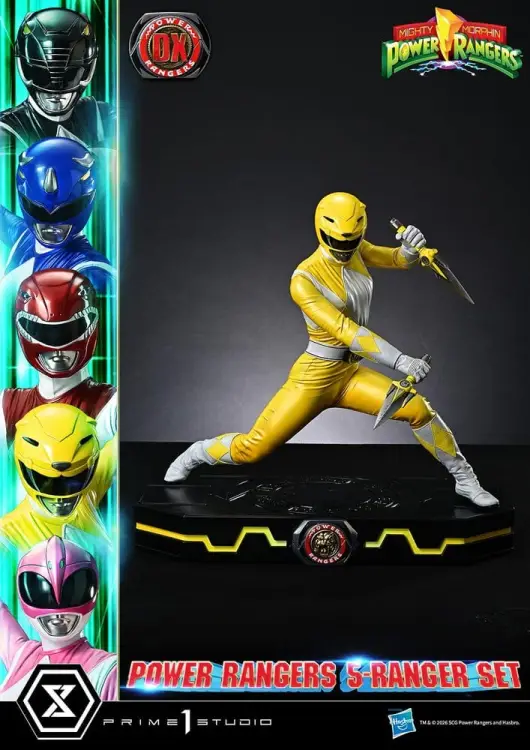 Prime 1 Studio Mighty Morphin Power Rangers - Zestaw 5 Figurek Premium Masterline Deluxe 1/4 62 cm