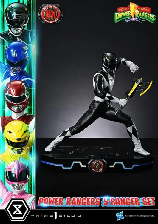 Prime 1 Studio Mighty Morphin Power Rangers - Zestaw 5 Figurek Premium Masterline Deluxe 1/4 62 cm